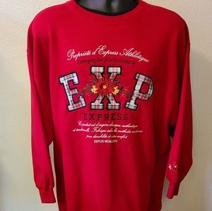 Vintage Express Athletique Embroidered Sweatshirt